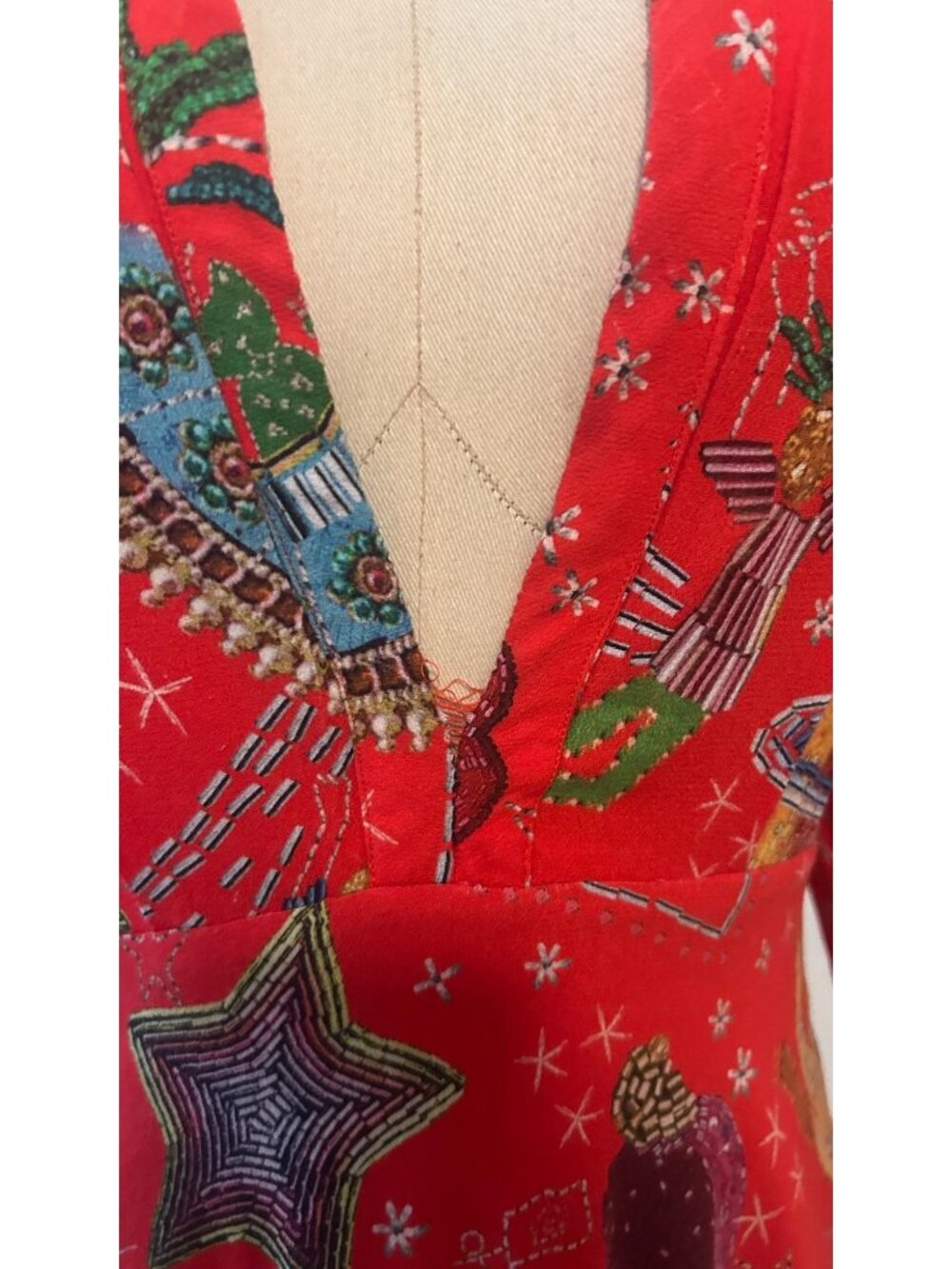 FARM Rio Red Printed Maxi Dress - Picture 12 of 13